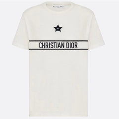 Star Embroidery Letters Women's T-shirt