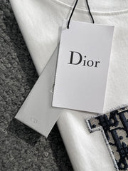 Classic pattern embroidery t-shirt