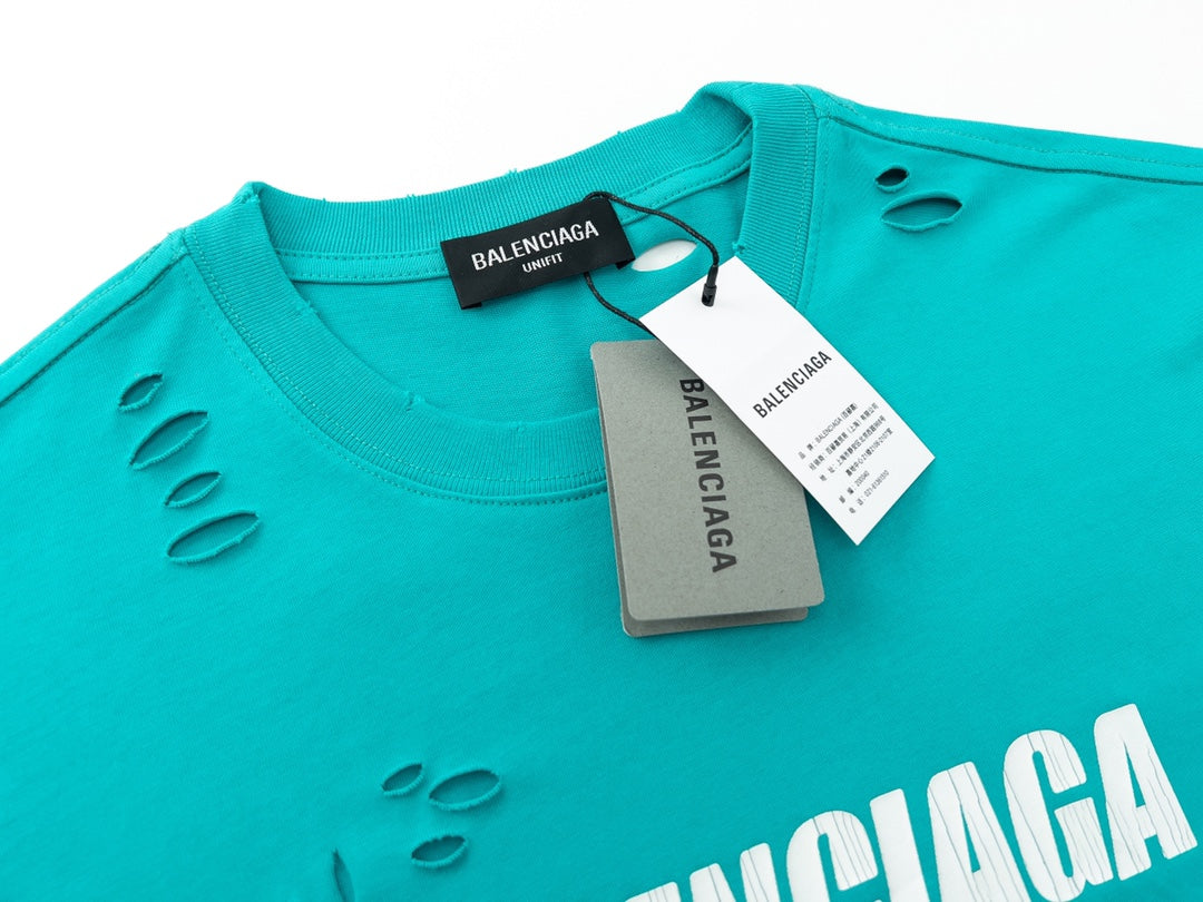 Classic logo hole t-shirt