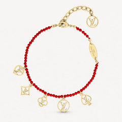 Game On Charms Pendants Red Bracelet