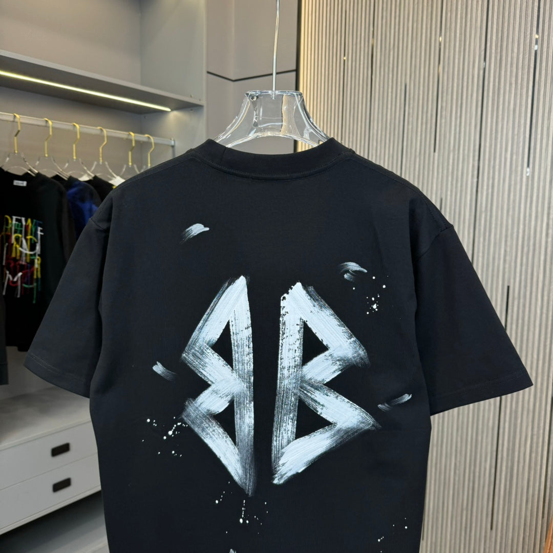 Classic ink-splash print t-shirt