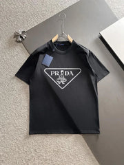 Chest print casual t-shirt