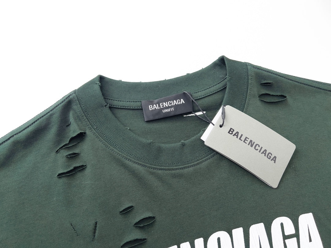 Classic logo hole t-shirt