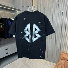 Classic ink-splash print t-shirt