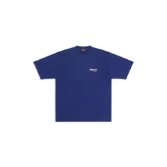 Classic round collar cotton embroidery t-shirt