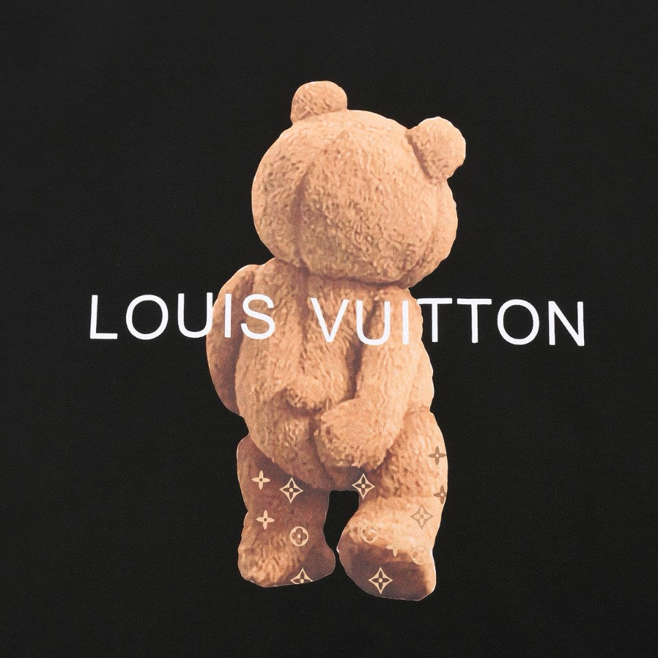 Bear print fashion t-shirt