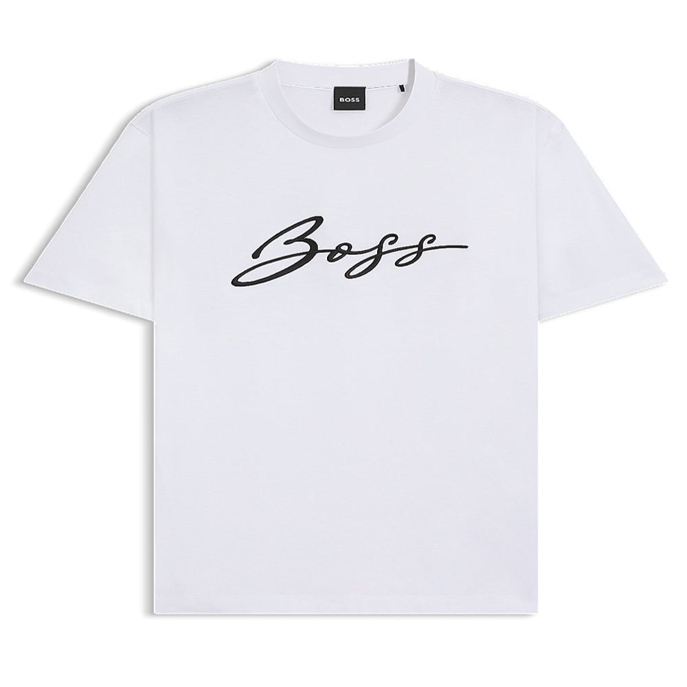 Classic Letter Embroidery Print Short Sleeve T-Shirt