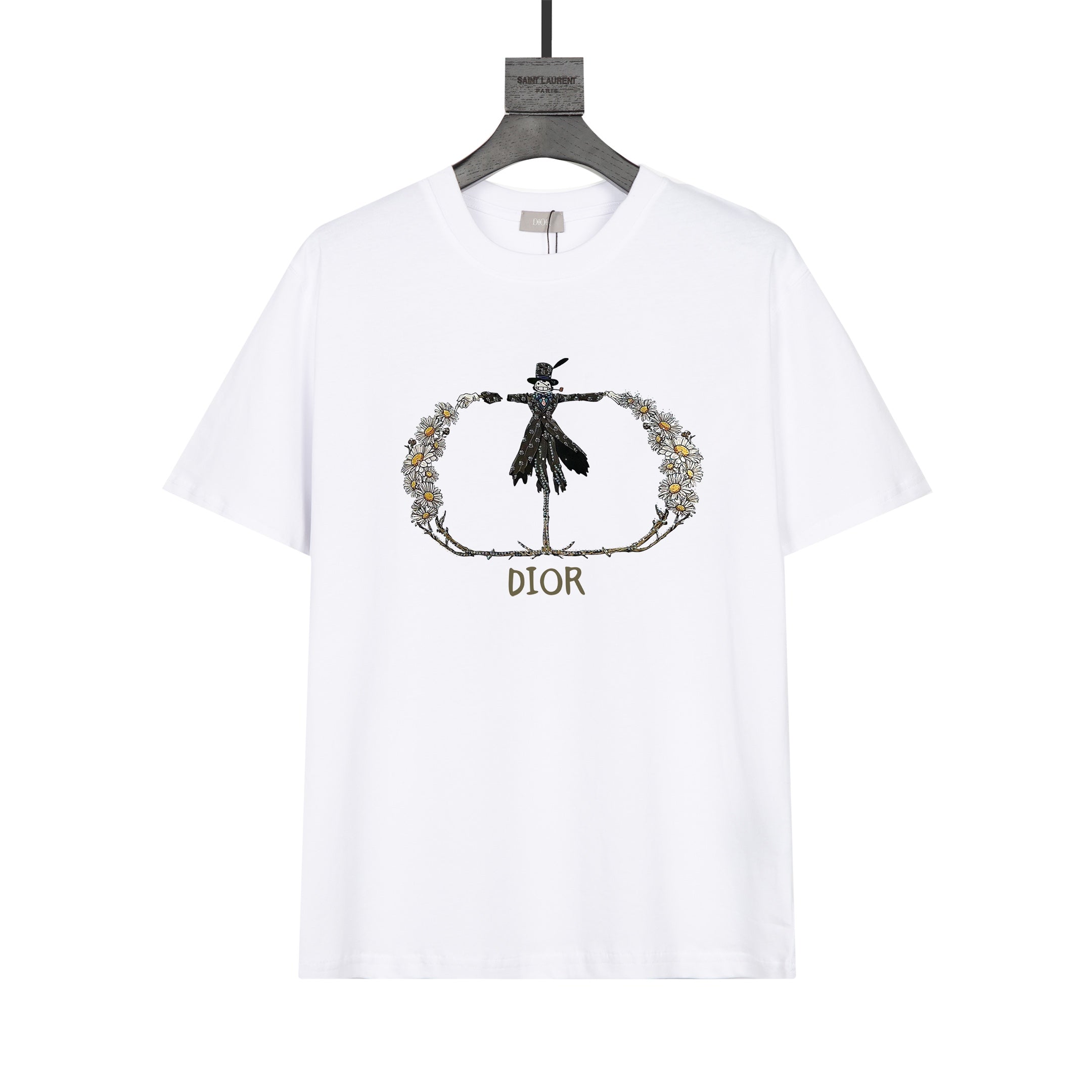Pumpkin Scarecrow Print T-Shirt